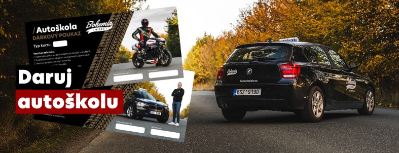 dárkový poukaz autoškola